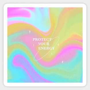 protect your energy 2.0 Sticker